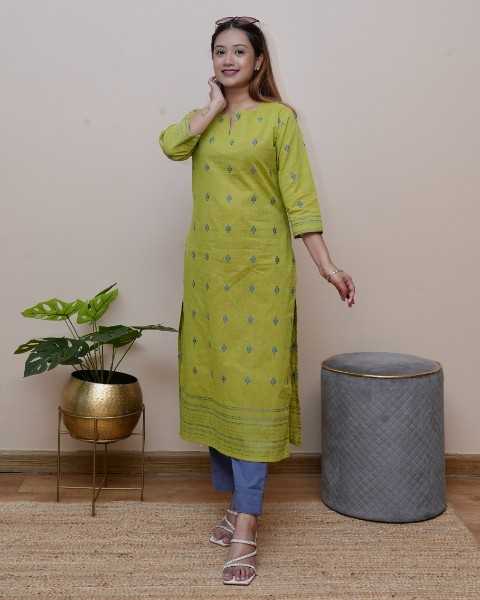 GREEN KURTA SET