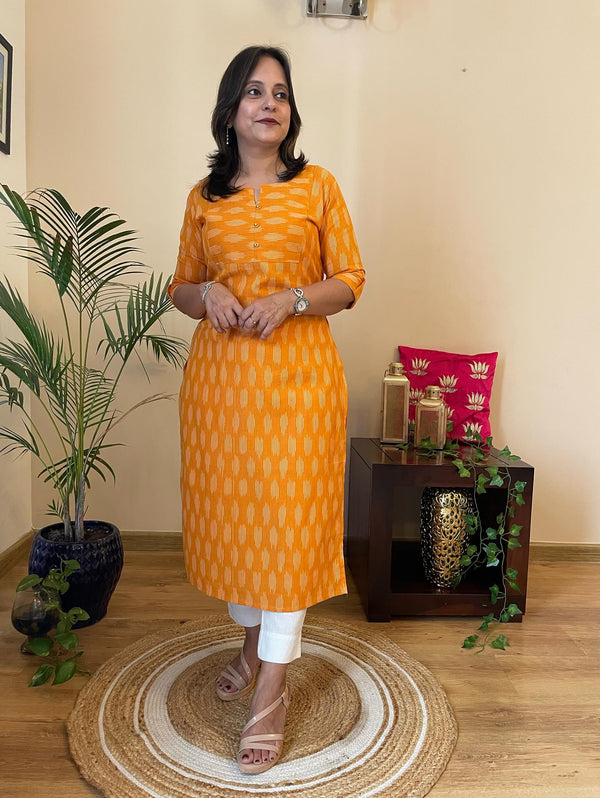 PALAASH IKAT KURTA