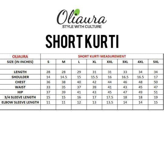 blue short kurta