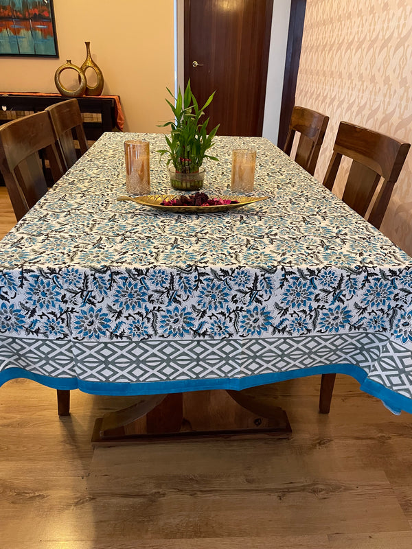 6-Seater Cotton Table Cover (93"/60")