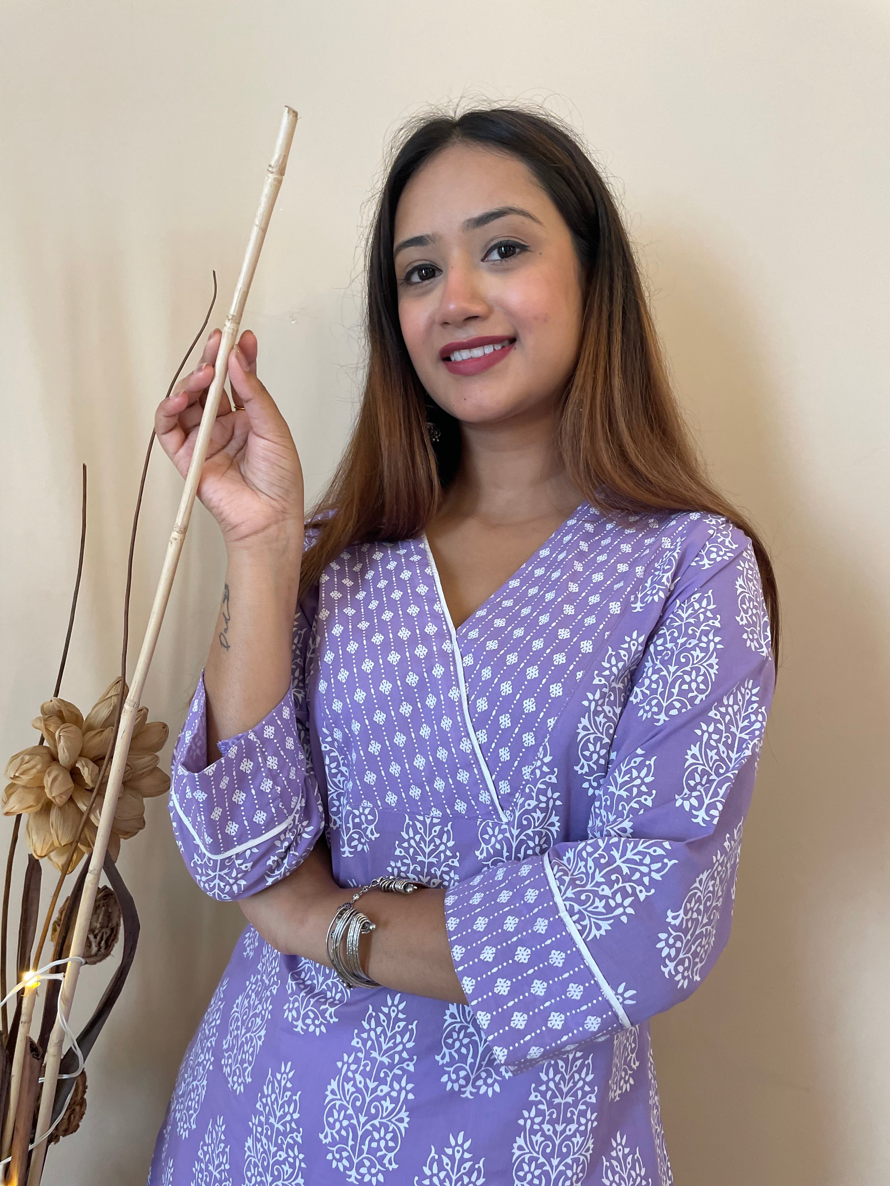 LILAC LONG KURTA