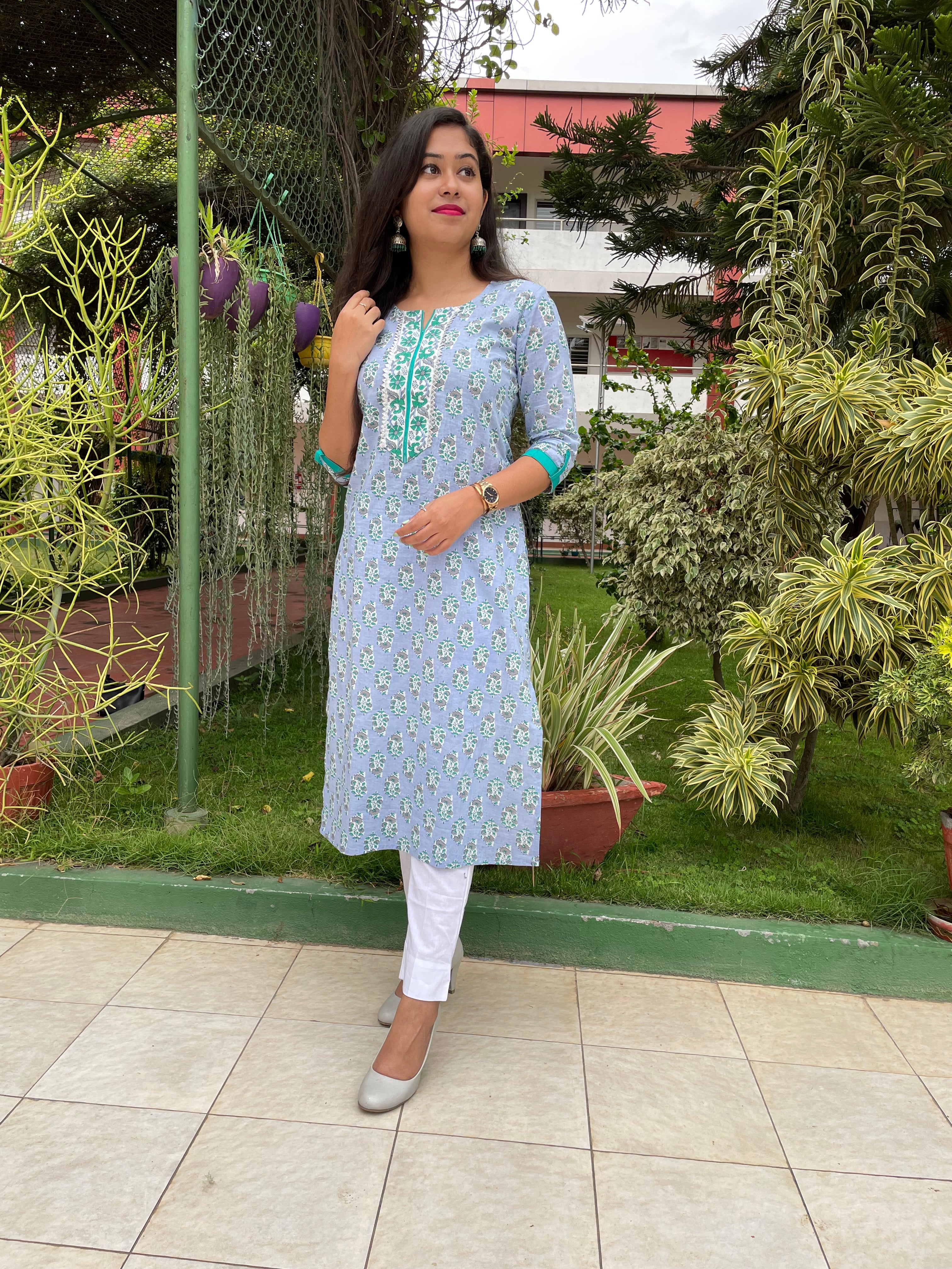 BLUE KURTA