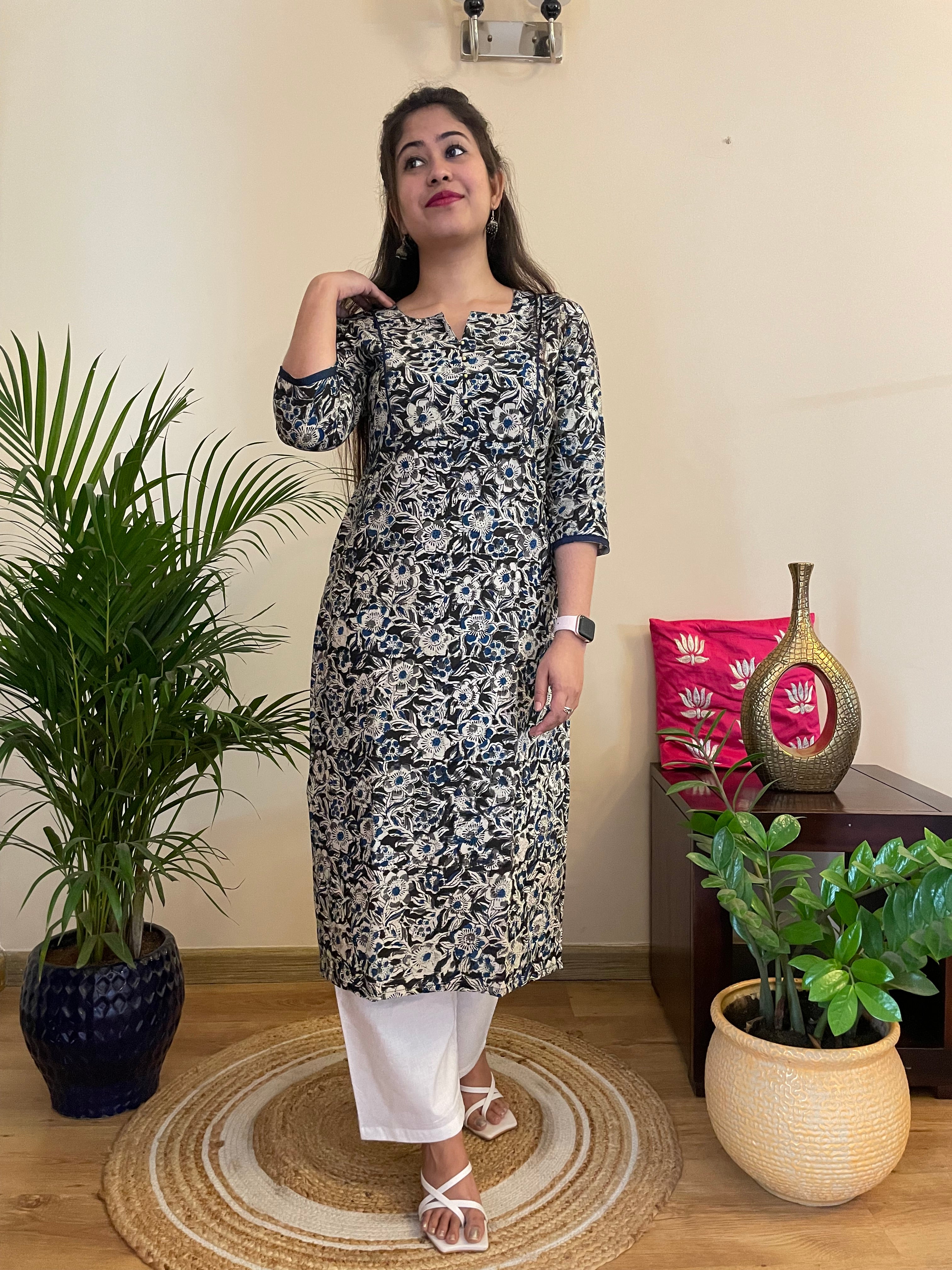 'TARA' KALAMKARI KURTA