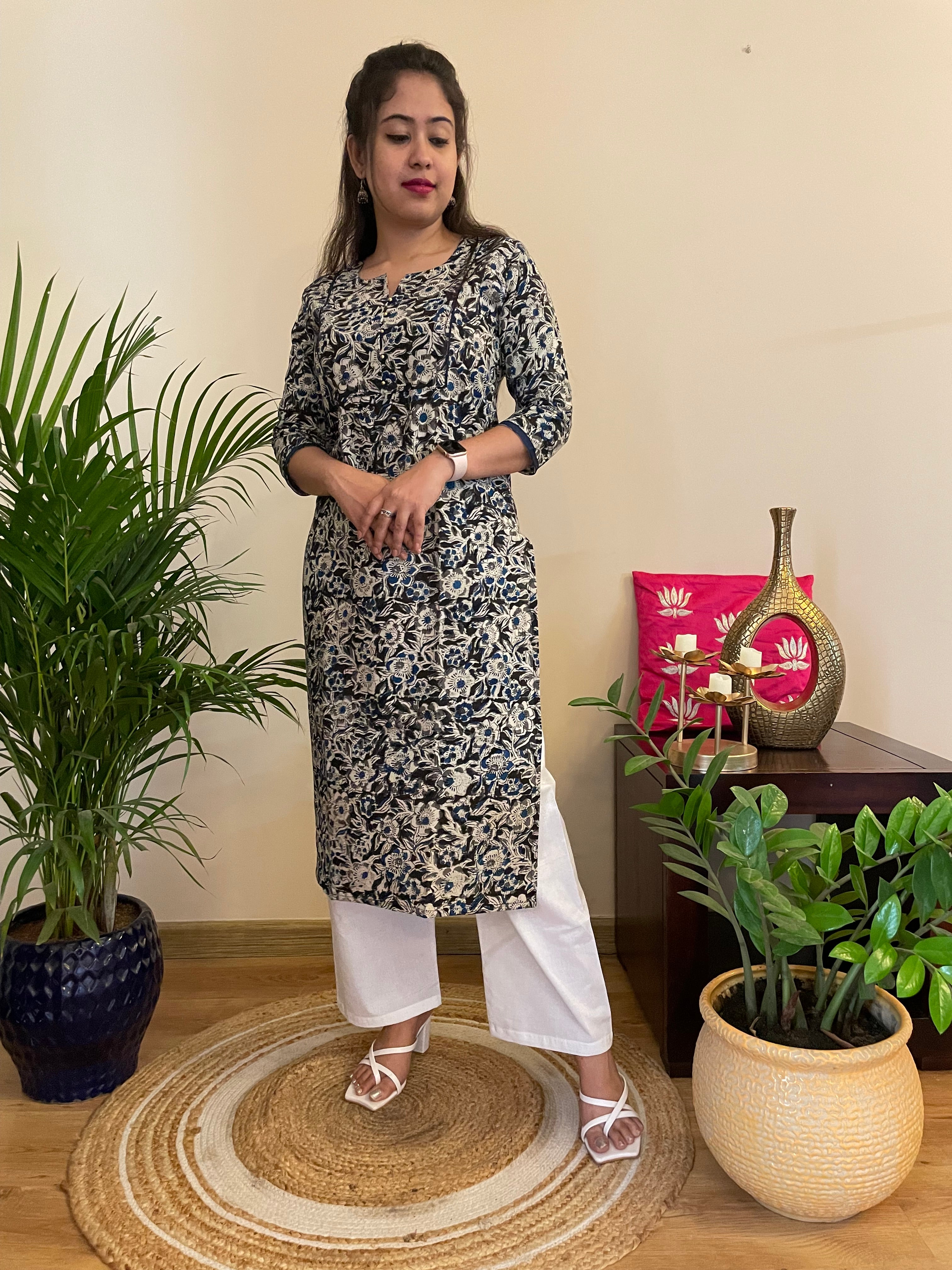 'TARA' KALAMKARI KURTA