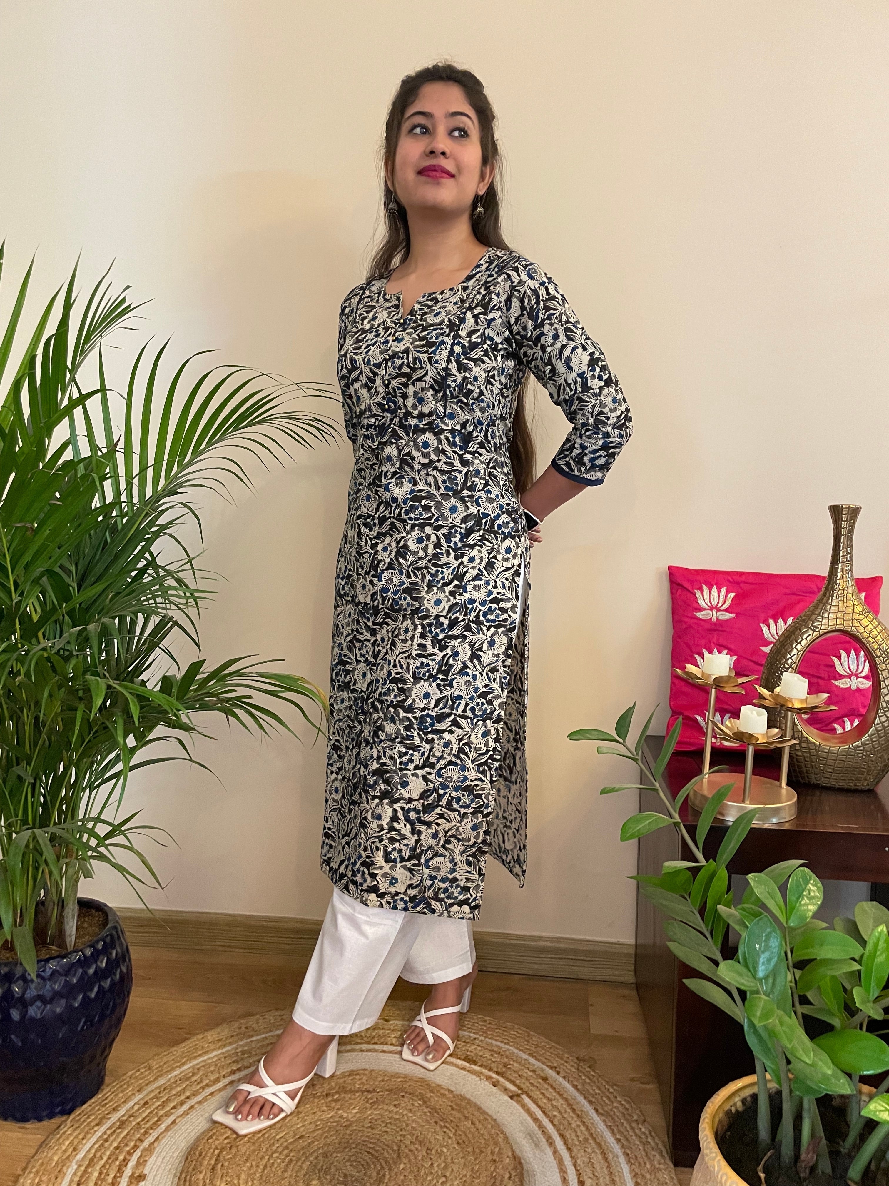 'TARA' KALAMKARI KURTA