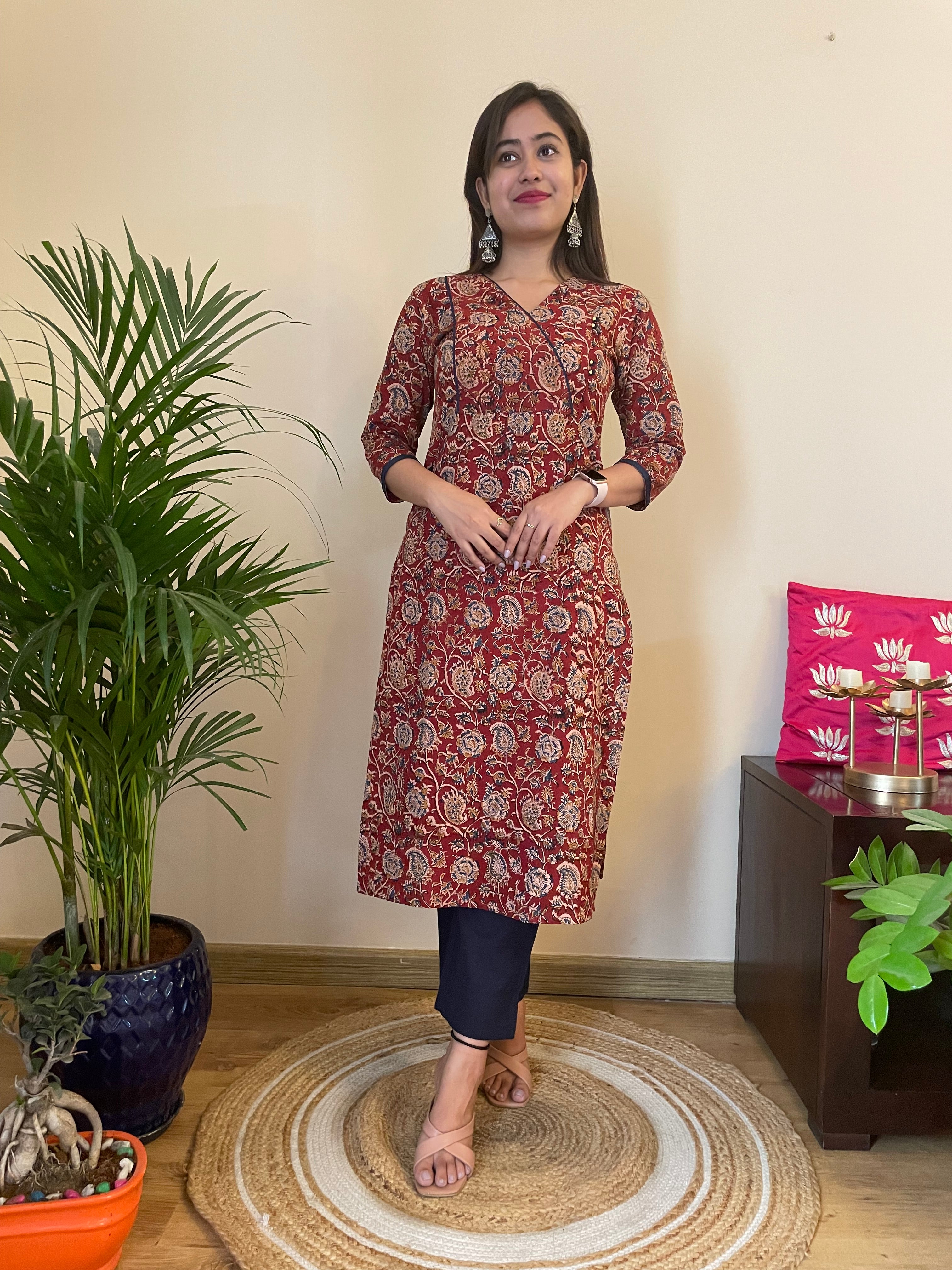 ARZOO KALAMKARI KURTA