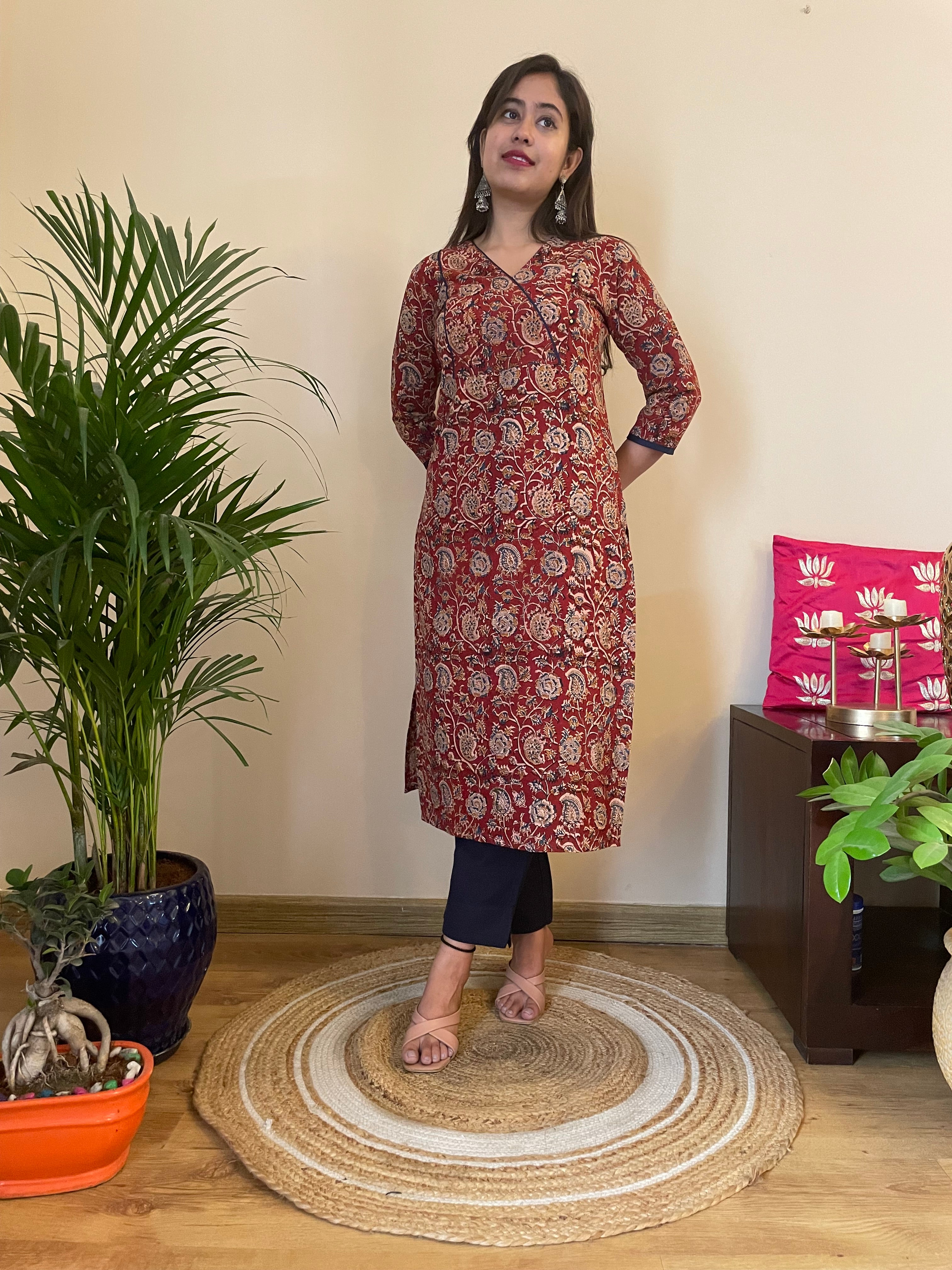 ARZOO KALAMKARI KURTA