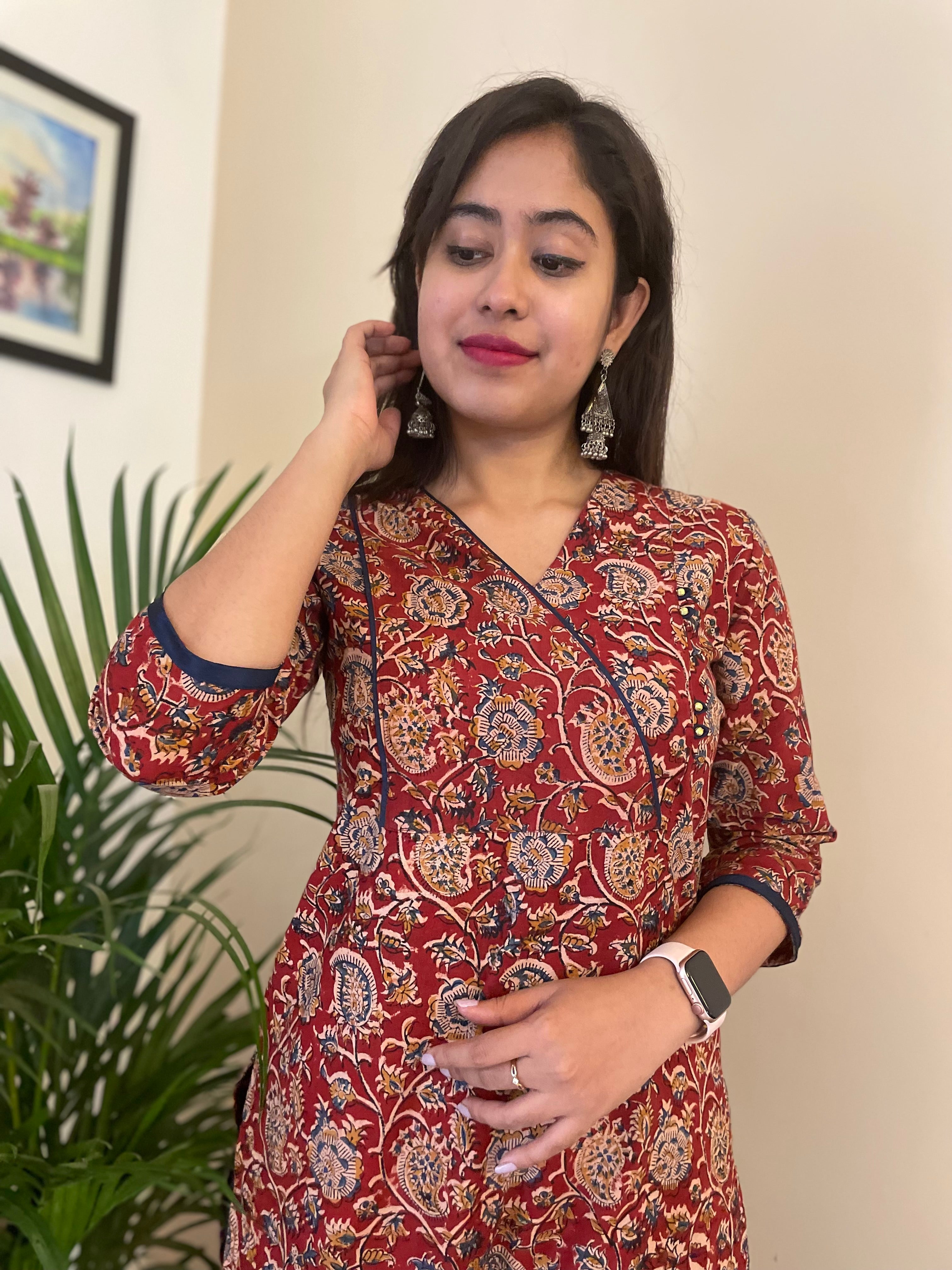 ARZOO KALAMKARI KURTA