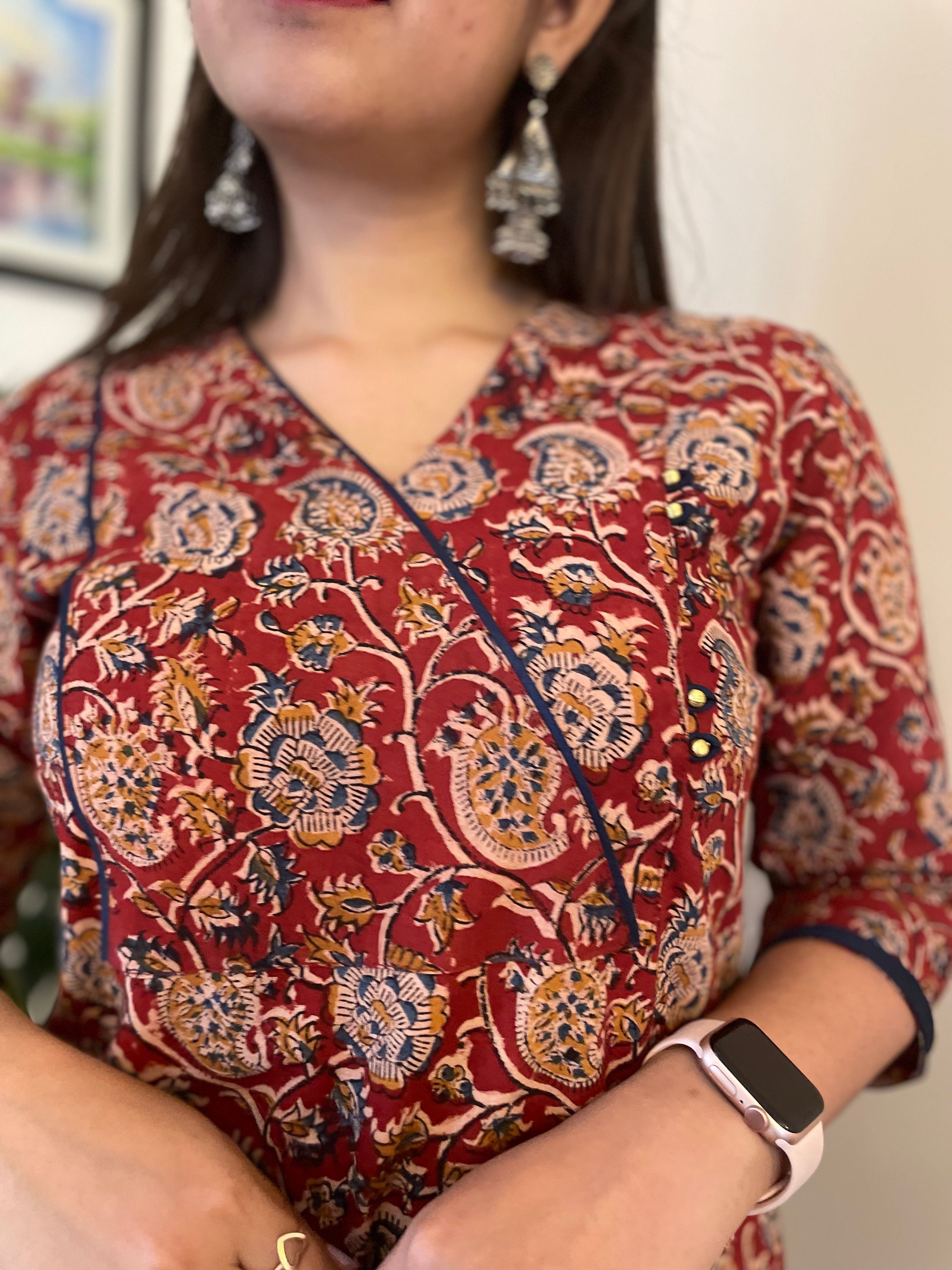 ARZOO KALAMKARI KURTA