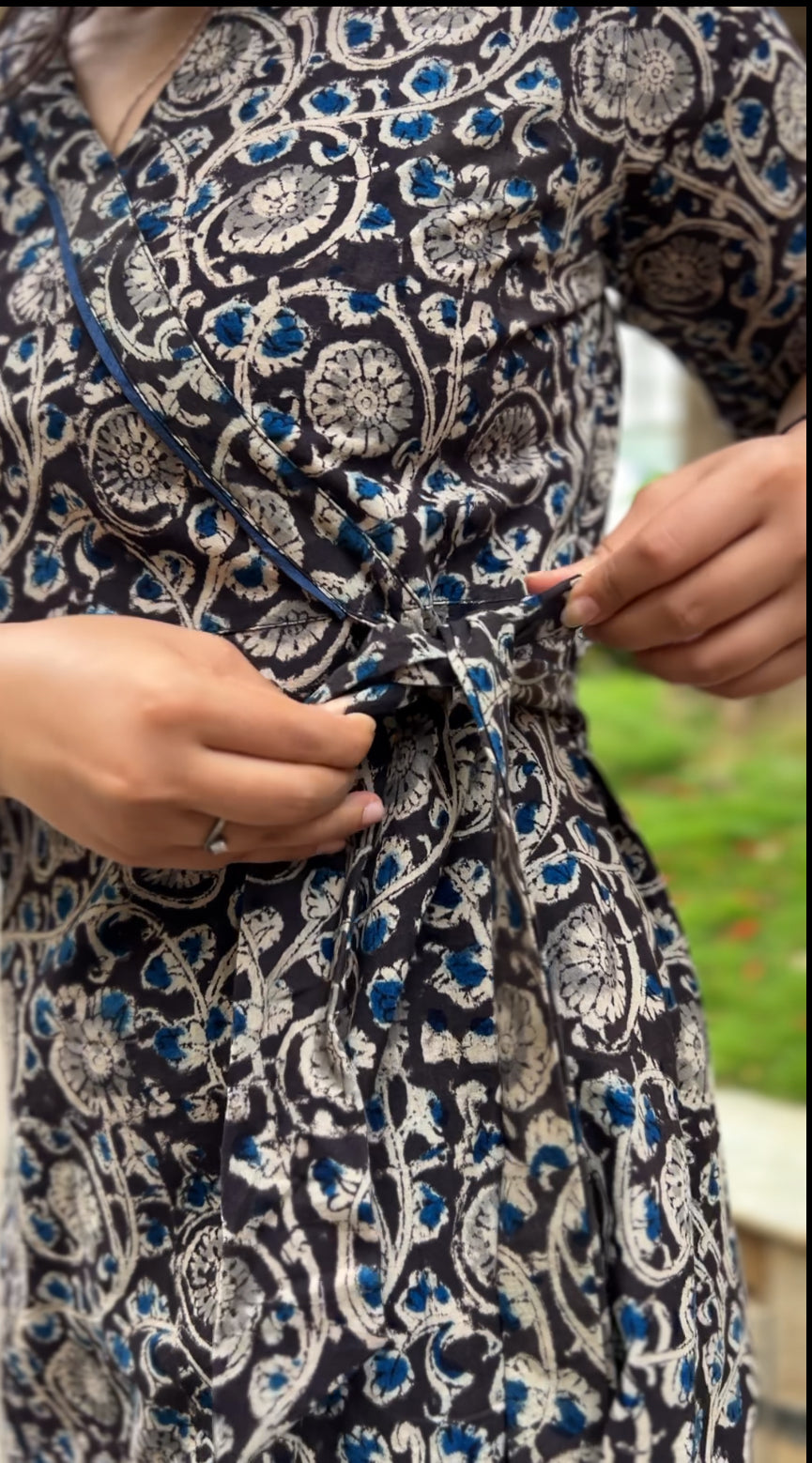 UMANG BLACK KALAMKARI DRESS