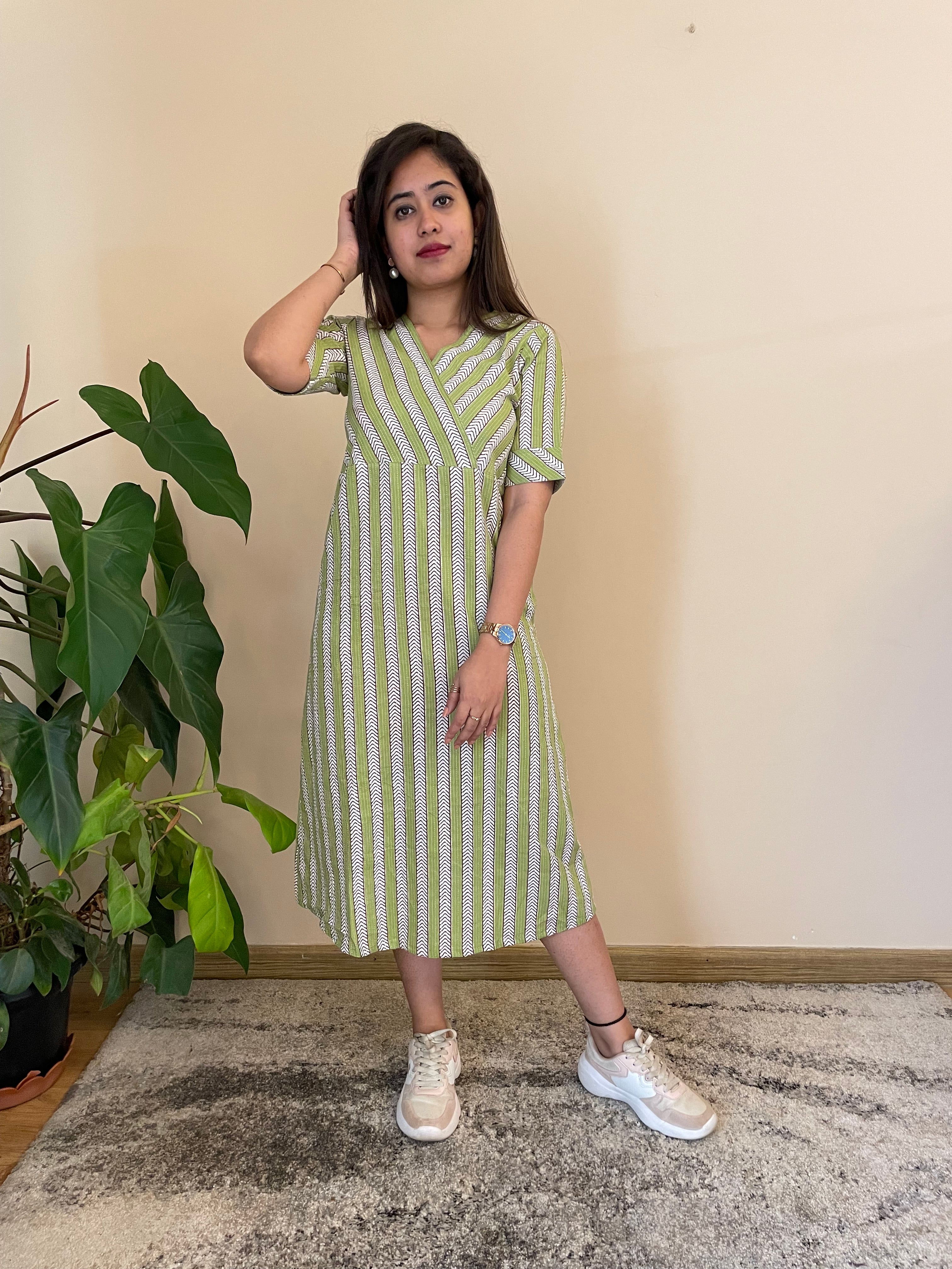 PASTEL GREEN DRESS