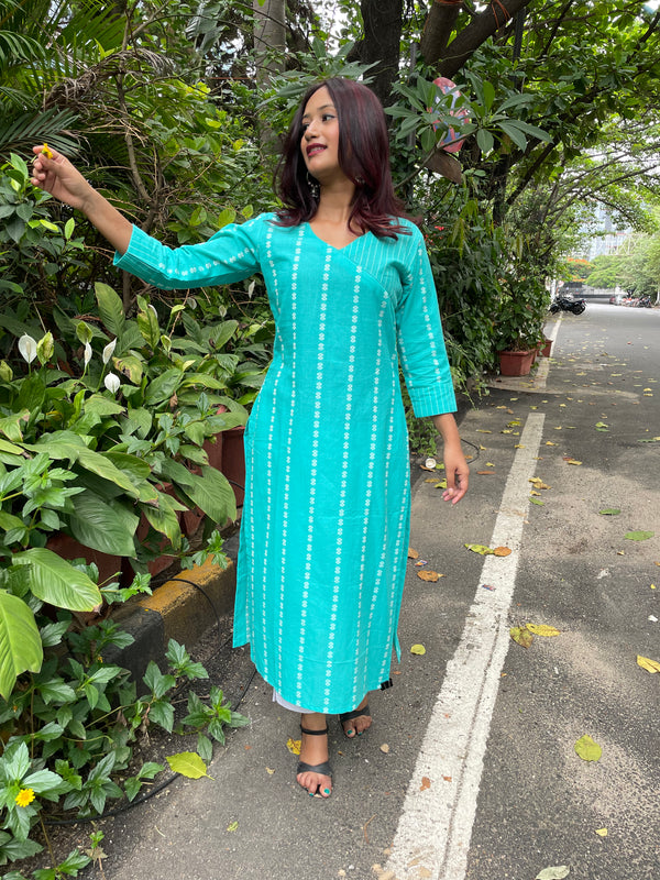 Sea Green Long Kurta