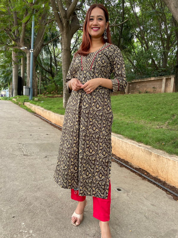 'PRAGATI' Straight Long Kurta