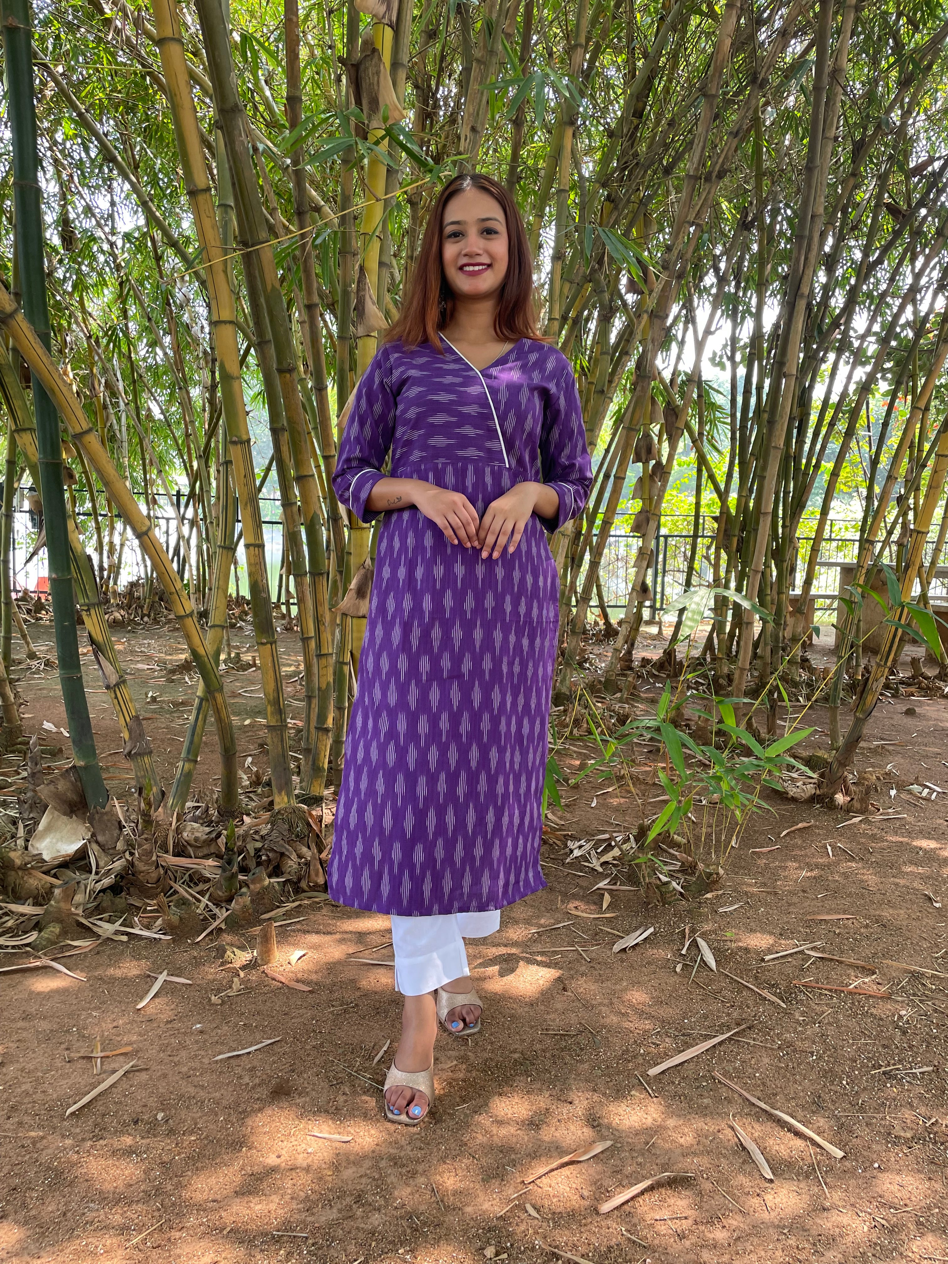 'NOOR' Ikat Long Kurta