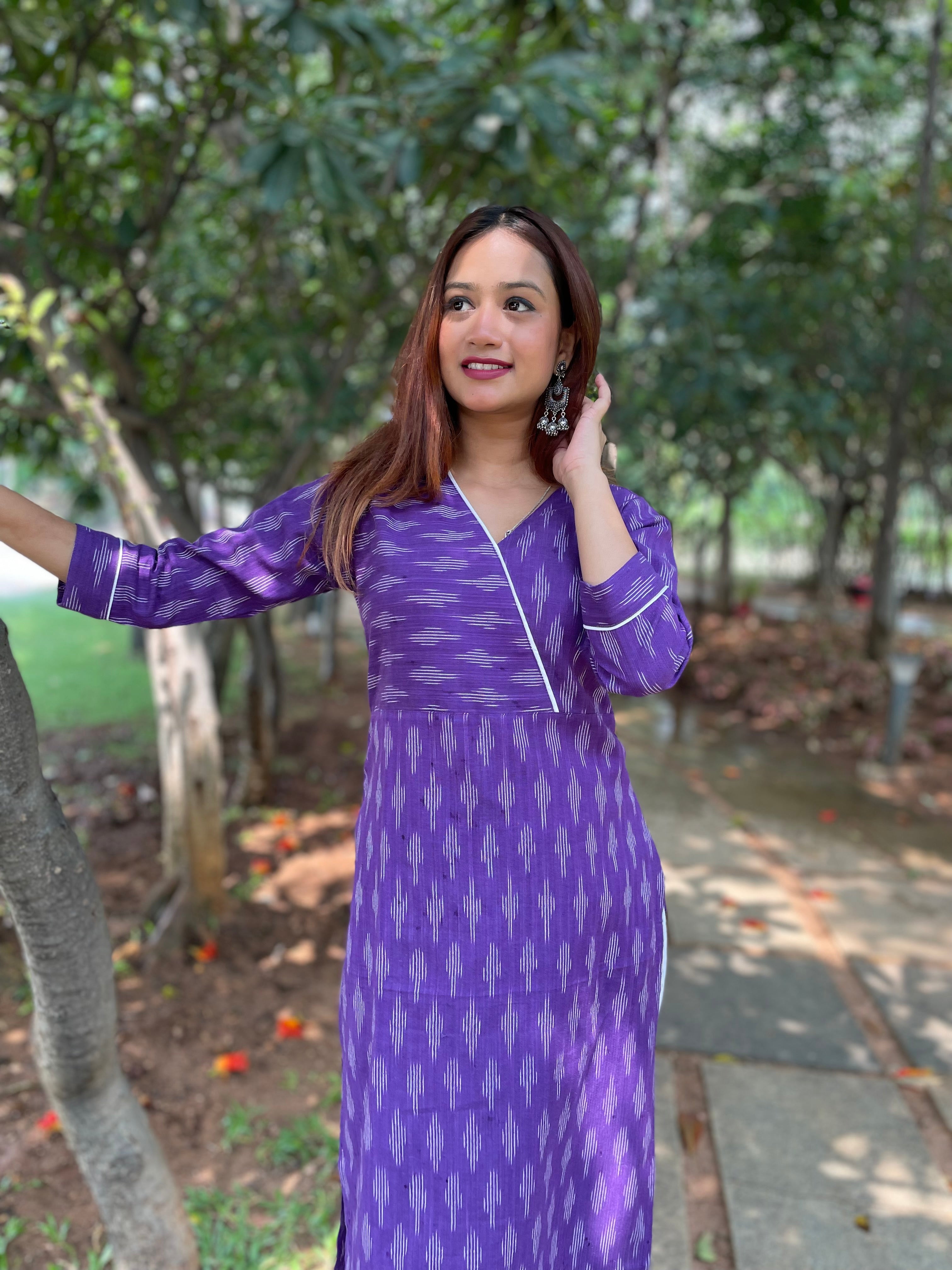 'NOOR' Ikat Long Kurta