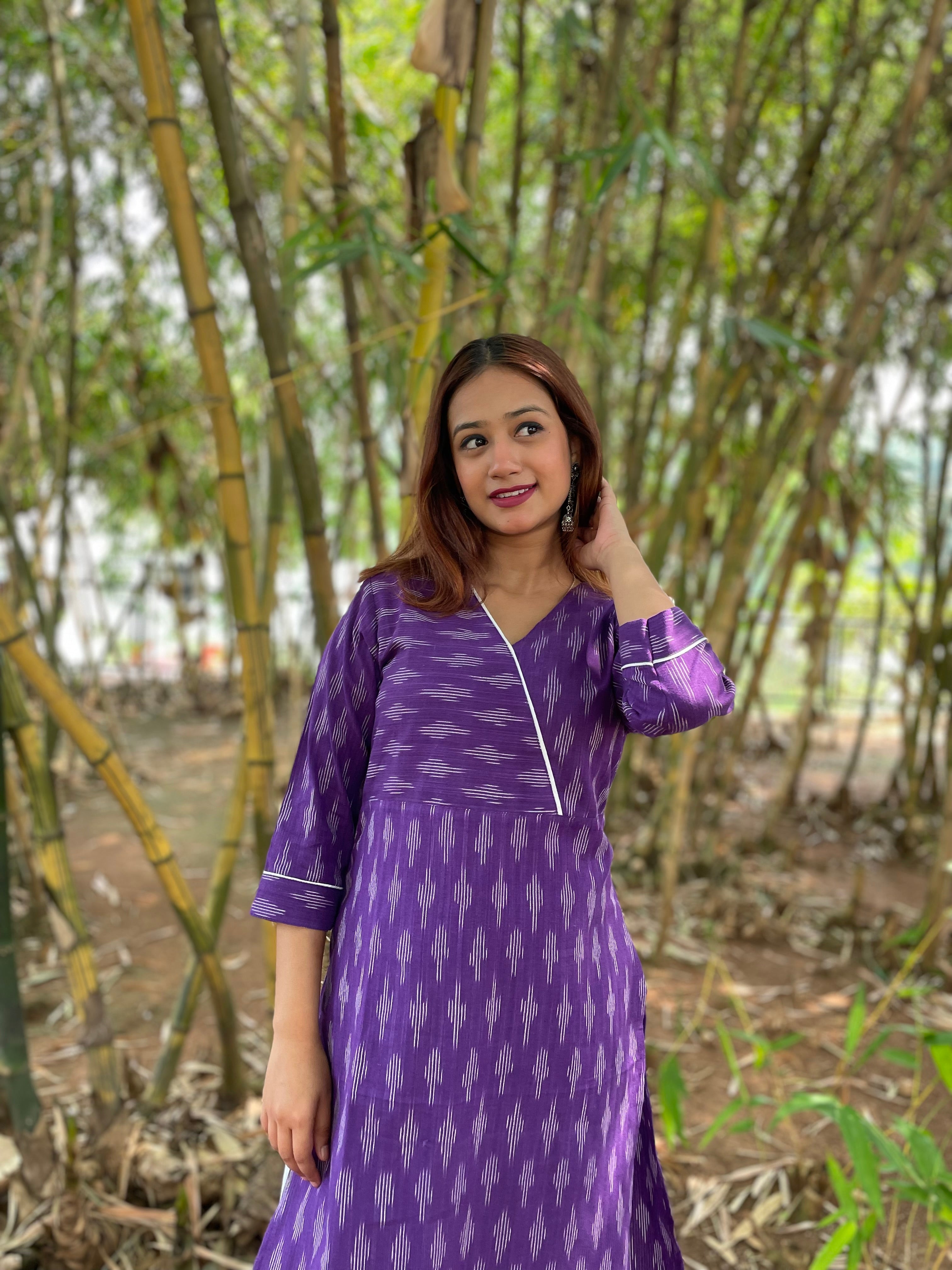 'NOOR' Ikat Long Kurta