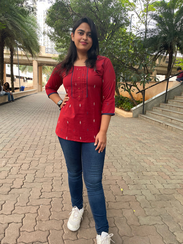 Red Short Kurti